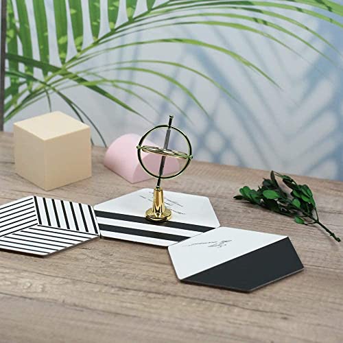 Joytech Metal Gyroscope Spinner - 62x88mm Anti-Gravity Balance Toy With Base