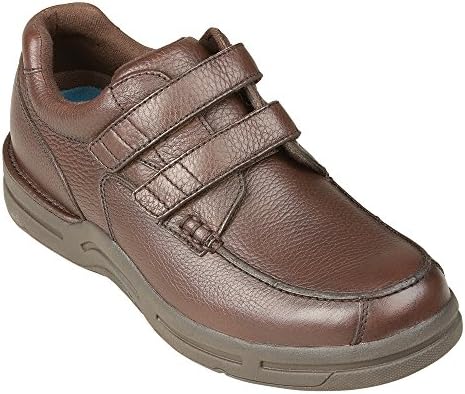 InStride Durango Men's Comfort Therapeutic Extra Depth Casual Shoe: Brown 8.0 X-Wide (4E) Velcro