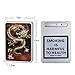 USB Cigarette Lighter Case Cigarette Box Electronic Flameless Rechargeable Windproof Lighters Can Hold 16 Cigarette Smoke (Dragon USB Lighter)