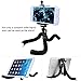 LSoug Universal Compact Tripod Stand - Remote Included - Flexible Octopus Cell Phone Camera Selfie Stick Tripod Mount for Smartphone / Digital Camera / GoPro Hero