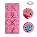 WXBOOM 1pcs Christmas Themed Kitchen Mold Silicone Molds Soap Molds DIY Cake Cookie Biscuit Muffin Moulds Gift Decoration