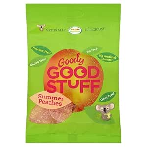 Goody Good Stuff Summer Peaches, 3.5-Ounce Bags (Pack of 12)