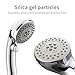 HOMELODY High Pressure Handheld Shower Head with ON/OFF Pause Switch 6-Functions Water Saving Shower head, Detachable Shower Head,Chrome Finish