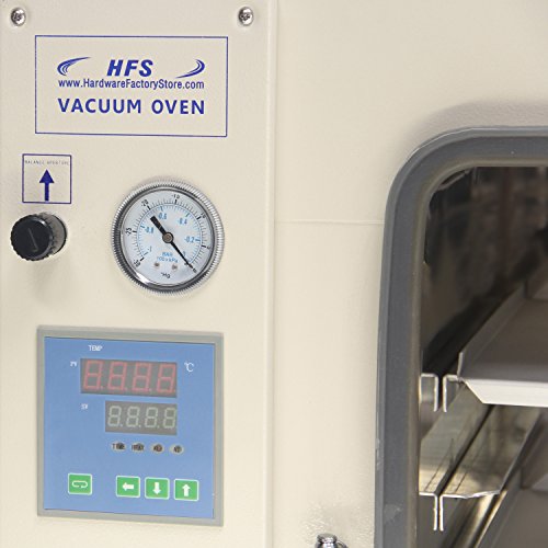 HFS (R) 0.9 Cu Ft, 12x12x11" Vacuum Oven Degassing Drying Oven, 215F, Herbal Extraction, Stainless Steel Chamber, 7 Aluminium Shelf (LIMIT TIME DISCOUNT)