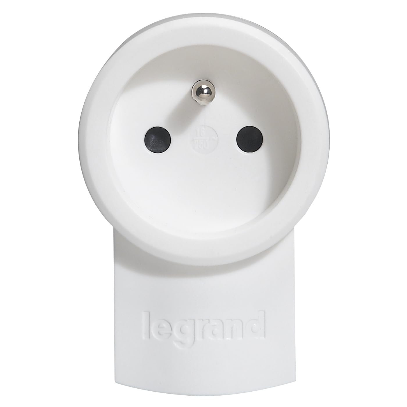 Legrand LEG50461 Double Function Plug 250 V~ 16 A with 2p+t 16 A, White [UK Compatibility not Guaranteed]