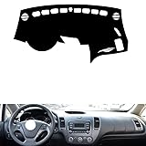 leather dash board cover mat Compatible with KIA K3