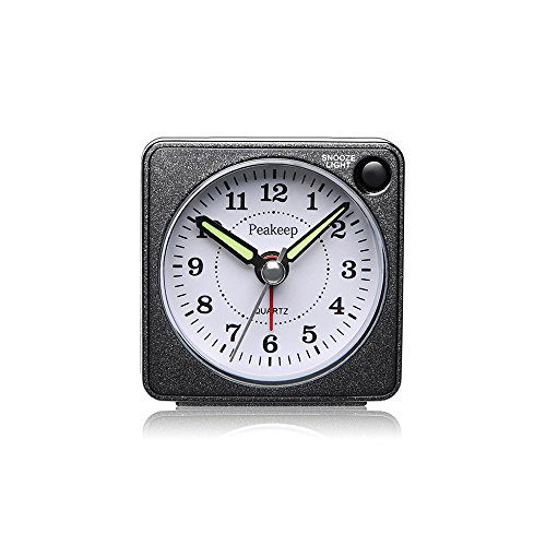 Ultra small, peakeep battery travel alarm clock with sn…