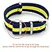 CIVO Watch Strap 4/8 Packs - 16mm 18mm 20mm 22mm 24mm Premium Ballistic Nylon Watch Bands Zulu Style for Men Women