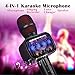 2019 Upgraded Bluetooth Karaoke Microphone, Wireless Pop Speaker ECHO MIC with Dynamic LED Light for Home/Stage/Party
