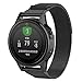 TenCloud Fenix 5S,5S Plus Band 20mm Quick Release,Replacement Solid Stainless Steel Metal Strap for Garmin Fenix 5S&5S Plus Sapphire Smartwatch [NOT for Fenix 5&Fenix 5X] (Black)