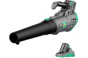 Litheli Cordless Leaf Blower 40V, Battery Leaf Blowers for Lawn Care, Lightweight Axial Blower for Leaves, Dust & Debris, Inc