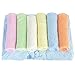 NaturCute Bamboo Baby Hooded Towel and 6 Washcloths Set - Blue