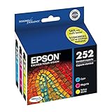 Epson T252520 DURABrite Ultra Standard-Capacity Color Ink Cartridge, Multipack (C/M/Y - 252)