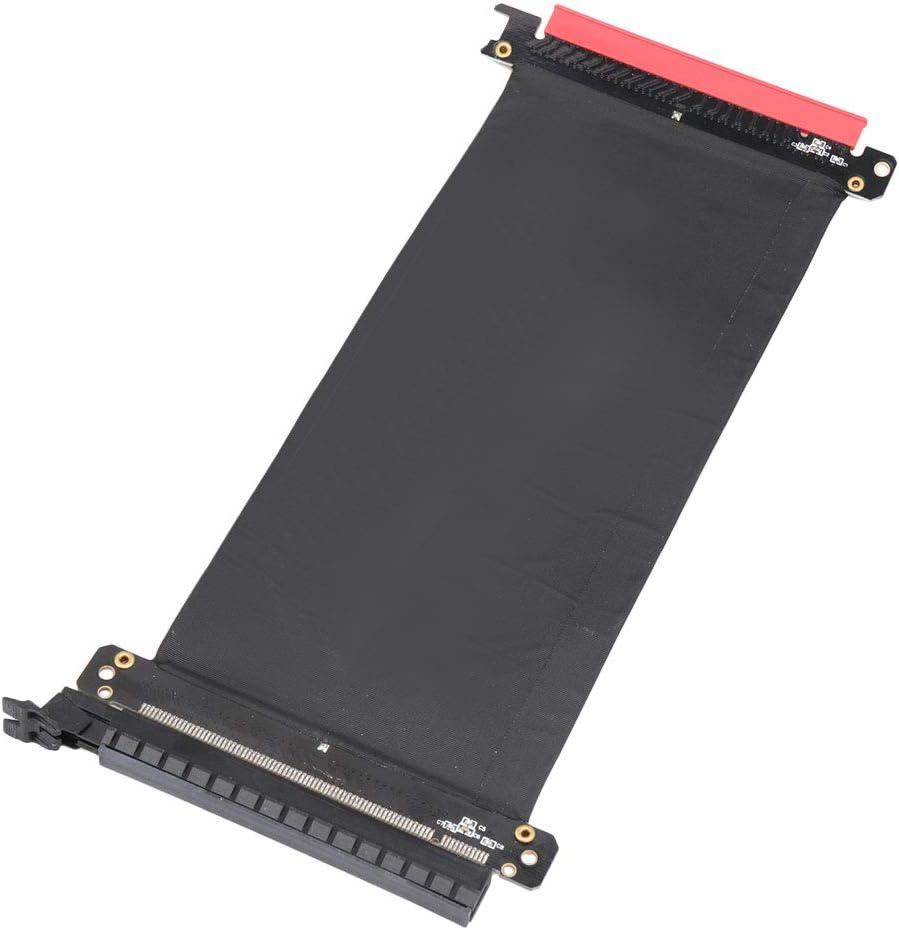BQLZR PCI Express 9.5 Inch Extension Port 16x Flexible Cable High Speed Riser Card Adapter Ribbon, Black - Image 4