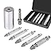 Universal Socket Damaged Screw Extractor Set, Multi-function 7mm-19mm Universal Grip Socket Wrench Adapter with 5 Pcs Damaged Screw Remover Easily Remove Stripped Or Damaged Screws