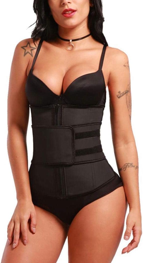Yealsha Women's Waist Trainer Sauna Belt Hourglass Shaper Neoprene Sweat Corset for Weight Loss