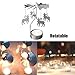 OLANZH Spinning Tea Light Holder,3Pcs Metal Rotating Candle Holder Christmas Metal Candlesticks Snowflake Reindeer Xmas Tree Design for Wedding Event Christmas