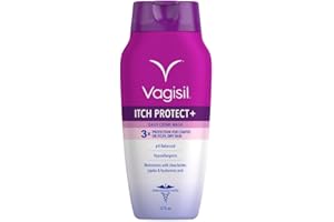 Vagisil Feminine Wash for Intimate Area Hygiene and Itchy, Dry Skin, Itch Protect+ Crème Wash, pH Balanced and Gynecologist Tested, 12oz (Pack of 1)