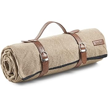 Galleon - VonShef Picnic Blanket - Large 58" X 71" Soft ...