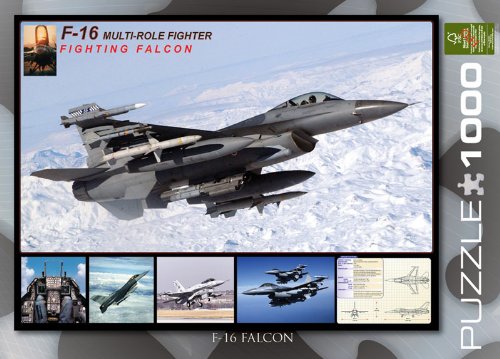 EuroGraphics F-16 Fighting Falcon Puzzle (1000-Piece)