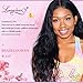 Dinoce Compatible with Longqi Beauty Brazilian Body Wave Remy Hair 3 Bundles, 100% Unprocessed Human Virgin Hair Body Wave 300g (16 18 20 Inch, Natural Color)