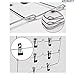 USTECH 5 Pack - 6 Tier Skirt Hangers, Closet Space Saver with Clips for Pants, Shorts, Skirts, Leggings
