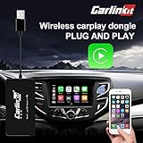 Carlinkit Wireless Carplay USB Dongle Wired Android auto Multimedia Receiver for aftermaket vihecle with Android System Unit Radio Upgrade Plug and Play(only Support Wireless carplay with iPhone)