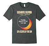 Mens  Sacramento, California 2017 Eclipse Souvenir T Shirt 3XL Dark Heather