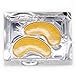 (20 Pairs) Gold Patch Under Eye Mask: Hydrating Anti Aging Patches for Puffy Eyes, Wrinkles and Eye Bags - Skin Brightening 24k Gel Depuffer Pads and Dark Circles Treatment Masks with Hyaluronic Acid