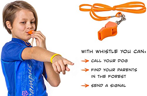 Explorer Kit Baby Binocular Flashlight Compass Magnifying Glass Whistle Backpack Play Kid Camping Gear Educational Toys Adventure Hiking Bird Watching Gift for 3-12 Year Old Boys (Orange)