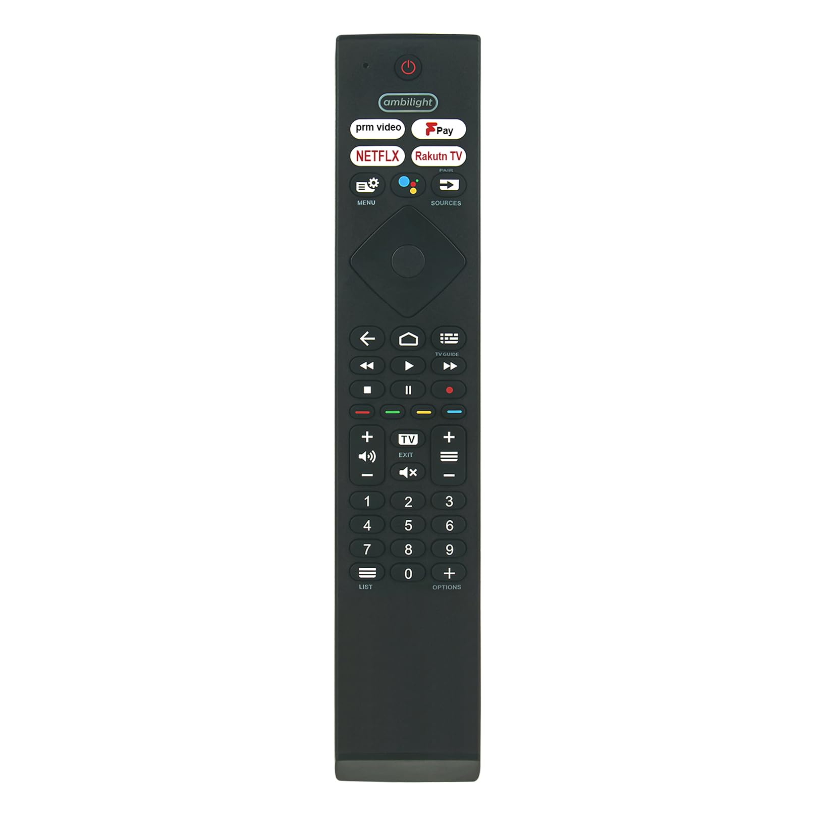 ALLIMITY YKF474-B003 Voice Remote Control Replacement fit for Philips TV 43PUS8505/12 43PUS8507/12 43PUS8535/12 43PUS8545/12 43PUS8555/12 50OLED855/12 50PUS8505 50PUS8507/62 50PUS8545 65PUS8505