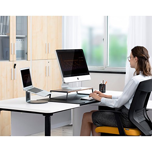 image for UPERGO Monitor Stand Riser with Metal Feet for Computer Laptop iMac TV