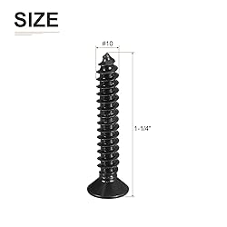 DTGN 100Pcs #10x1-1/4" Flat Head Wood Screws, 304