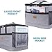 Lifewit 30L (50-Can) Soft Collapsible Cooler Bag Lunch Bag Box, Insulated Travel Bag, Soft-Sided Cooling Bag for Beach/Picnic/Camping/BBQ, Grey