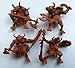 Minotaurs 54 mm 1/32 - 4 Fantasy Figures Tehnolog Fantasy Battles Russian Toy Soldiers