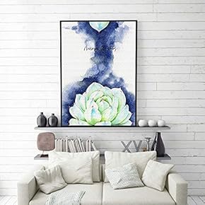 Framed Canvas Home Artwork Decoration Golden Abstract Style Canvas Wall Art for Living Room, Bedroom - 16x24 inches