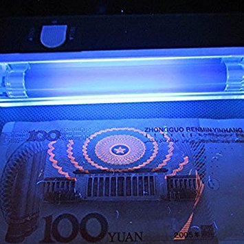 2 in1 Hand Held Portable Uv Black Light Torch Lamp Money Detector