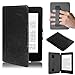 Case for Kindle Paperwhite, Ultra Slim Leather Cover with Hand Strap/ Magnetic Auto Sleep Wake Function for New Amazon Kindle Paperwhite by TuoP (Black)