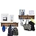 brightmaison Mante Entryway Organizer with Key Holder and Coat Rack, 6 Hooks For Hanging Face Masks, 30