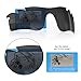 FiveBox Polarized U.V Protection Sports Glasses ,Cycling Wrap Sunglasses Goggle with 5 Interchangeable Lenses Unbreakable for Riding Driving Fishing Running Golf And All Outdoor Activities With Retail Package-Black And White.