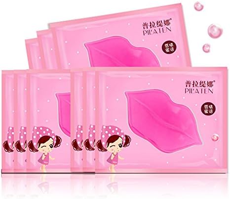 Hubry (TM) 10pcs Sexy Lip Plumper Lip Mask Collagen Crystal Anti-Ageing Membrane Moisture Essence Full Lips Lip Enhancer