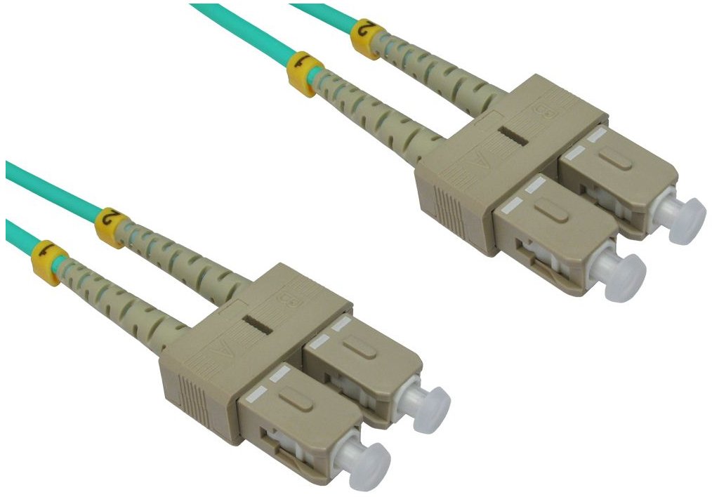 PRO SIGNAL FB3M-SCSC-020 2m SC-SC Duplex OM3 50/125µm Multimode Fibre Optic Patch Lead