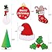 Konsait Christmas Hanging Swirl Decoration Kit(30pcs), Merry Christmas Swirls Garland Foil Hanging Ceiling Decoration for Xmas Winter Wonderland Holiday Party Decor Supplies,Already Assembled