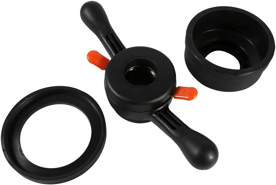 Reminnbor Wheel Balancer Quick Release Hub Wing NutTire Change Tool (Thread Diam 40mm Pitch 3mm), Black - Image 3