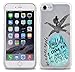 iPhone 7 Case - Stand Tall Wear A Crown Pineapple Quote Cool Summer Hipster Clear transparent designer hybrid case cover with drop protection - Unique Designer Trendy Case for girls unisex women