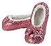 Snoozies Kids and Tweens Metallic Bling Sparkle Ballerina