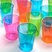 Party Essentials Hard Plastic 10-Ounce Party Cups/Drinking Glasses/Tall Tumblers, 150-Count, Assorted Neon
