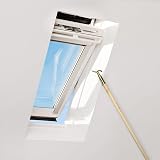 Trade Access Panels Wooden Pole Brass Hook 1.18m for Skylight Loft Hatch Blinds view 6