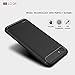 LG Q6 Case, LG G6 Mini Case, LG Q6 Plus Case, Wellci Soft Silicon Luxury Brushed Case with Texture Carbon Fiber Design Protection Cover for LG Q6 / LG G6 Mini / LG Q6 Plus / LG Q6+ (Black)