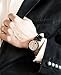 Viable Harvest Men’s Wood Watch Walnut Waterproof Black Steel Case Quartz Movement Genuine Leather Strap